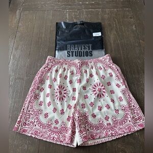New with tags!! Bravest Studios shorts with paisly print.